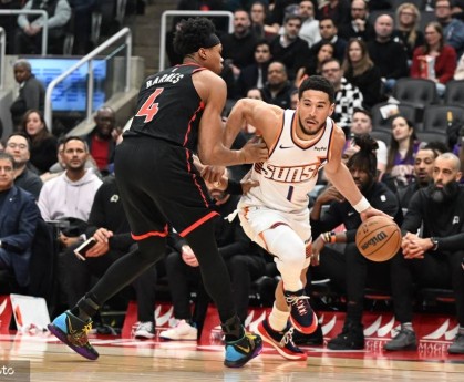 格林空砍34分英格拉姆36+7 巴雷特22分猛龙力克太阳