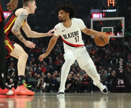 夏普24+9+5奥孔古空砍26分 开拓者胜老鹰